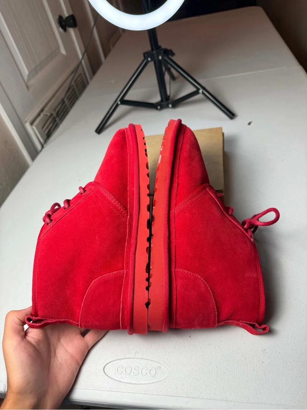 UGG Tasman Red Suede Boots #tasman #suede Sz 10 Men